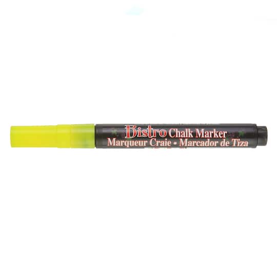 Marvy® Uchida Bistro Fine Point Chalk Marker By Marvy Uchida in Fluorescent Yellow | Michaels®